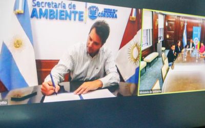 Córdoba firmó un convenio para implementar el Fondo Verde del Clima.