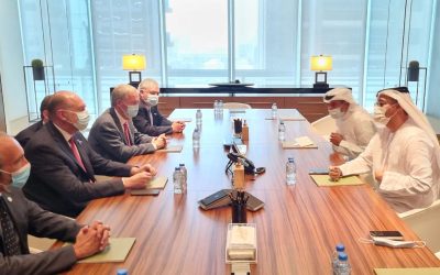 Schiaretti y Perotti se reunieron con miembros de Al Dahra Agriculture Company.