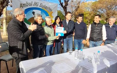 Ambul: más de $30 millones en aportes y maquinarias para la conservación de suelos.