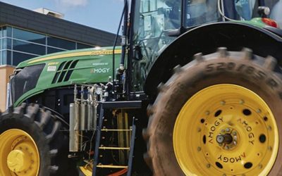 Nuevo paso en el viaje hacia la descarbonización: el tractor impulsado por amoniaco.