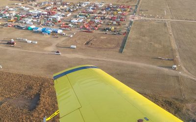 La aviación agrícola demostró todo su potencial en Agronea 2022