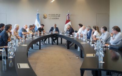 En defensa de la producción, Llaryora se reunió con representantes de la ganadería