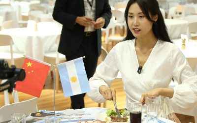 Influencers a los bifes en la Sial China
