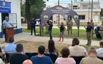Seguridad Rural: Busso inauguró el destacamento Nº 100 en Monte Maíz