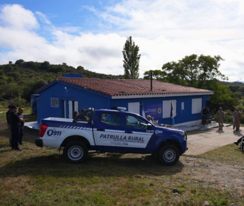 Seguridad Rural: Nuevo destacamento en Potrero – Las Palmas y patrulla 0km