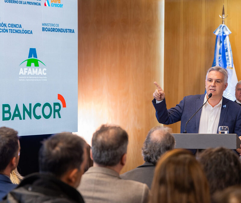 Bancor ya habilitó los créditos para maquinaria agrícola y para acompañar la industria cordobesa