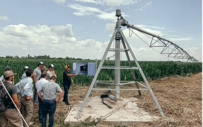 Jornada de actualización a campo – Uniformidad de distribución del agua de riego por pivot