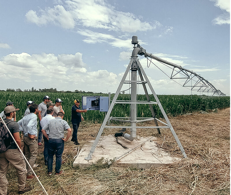 Jornada de actualización a campo – Uniformidad de distribución del agua de riego por pivot