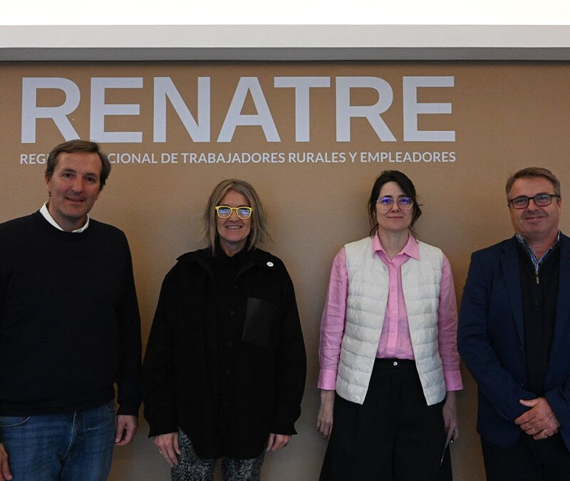 El RENATRE y el SENASA avanzan en acciones conjuntas para el desarrollo del sector rural