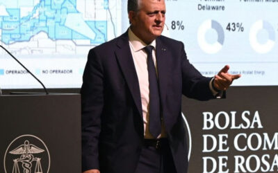 Horacio Marín, presidente y CEO de YPF, disertó en la Bolsa de Comercio de Rosario sobre el futuro energético de la Argentina